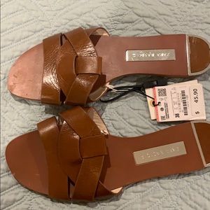 Zara Leather Sandals